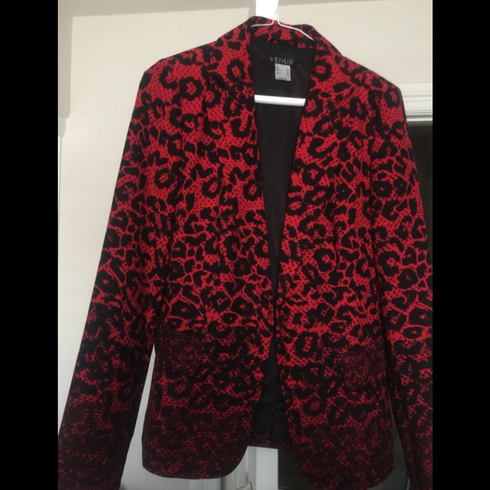 Red & Black Blazer
